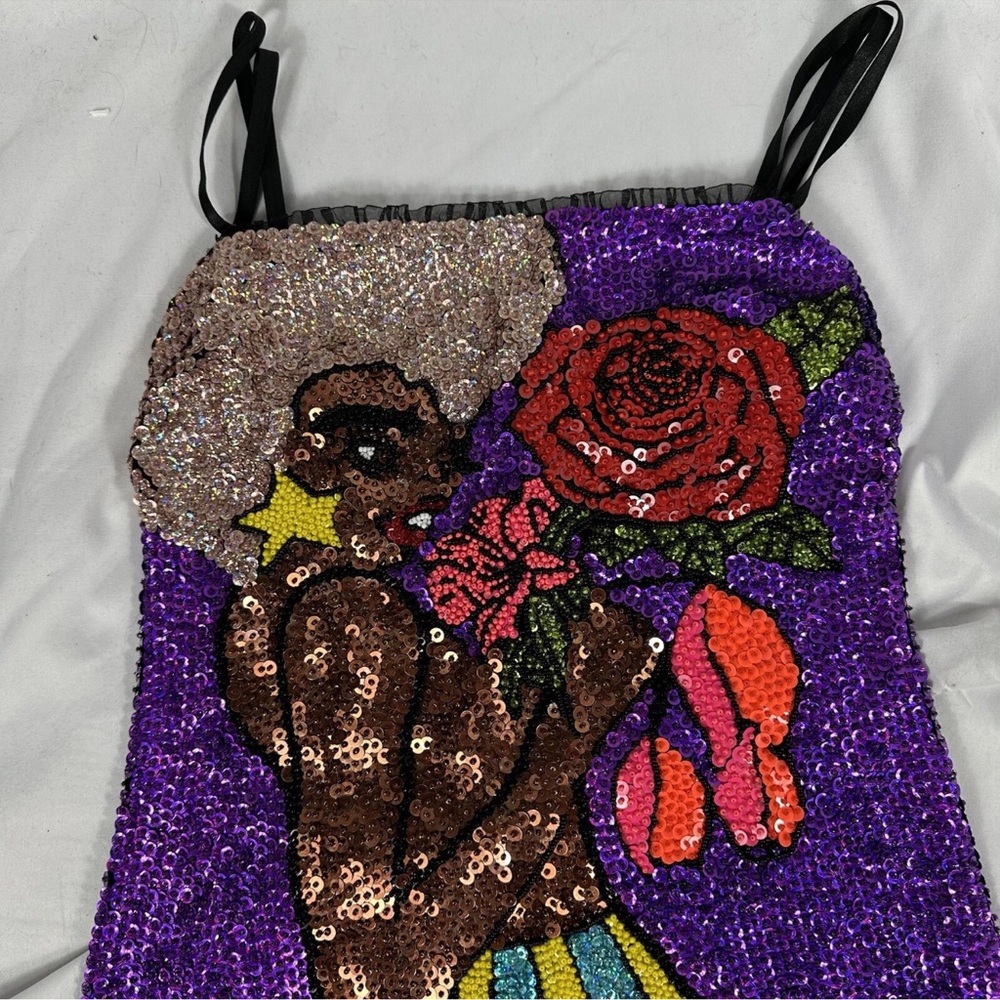 Discount Universe Dress Bodycon Looking For a Kiss Sequin Size Small NWT - Picture 5 of 12